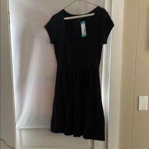 41 Hawthorn Black Fit and Flare Mini Dress